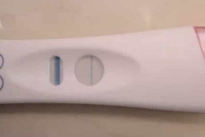 linea di evaporazione sul test di gravidanza