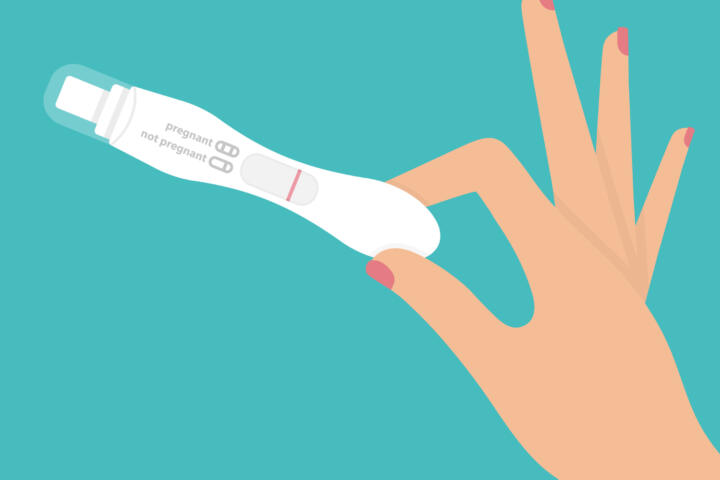 Test di gravidanza negativo