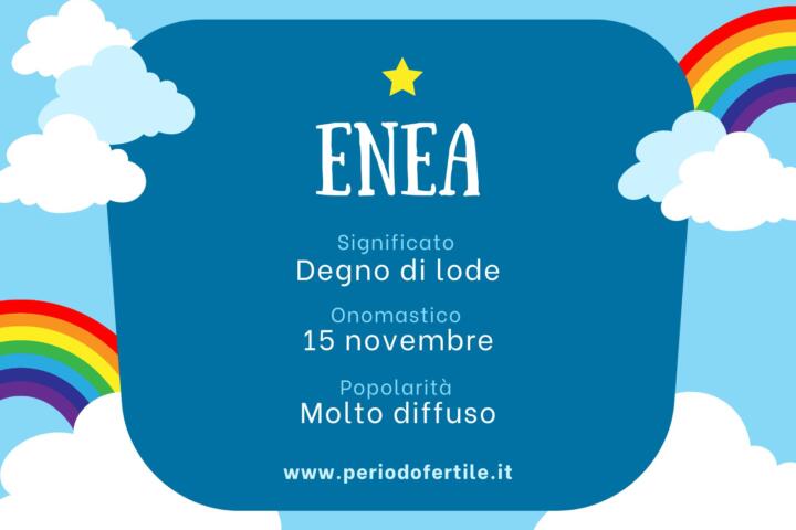 Immagine del nome Enea con significato del nome, onomastico e popolarità
