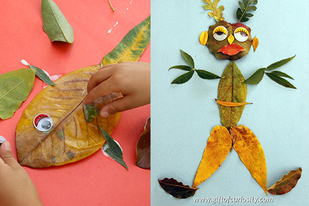 Attività manuali per bambini: lavoretti creativi con le foglie - Periodo  Fertile