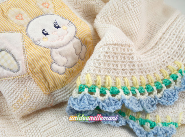 Copertina in lana per neonato 