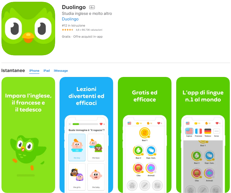 Healthy food focus entity APP per bambini: 5 tra le migliori app per imparare le lingue ⚕️Periodo  Fertile