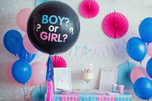 Palloncino per gender reveal party