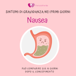 Sintomi gravidanza primi giorni_nausea