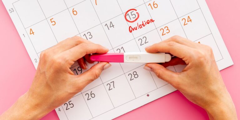 Calendario con test gravidanza